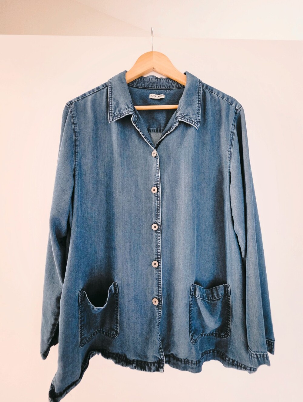 Cherokee Tencel Button Up Chore Shirt